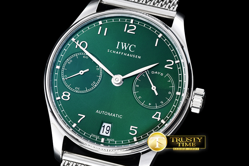 IWC0331C – Portugese 5007 SS/ME YLF Green SS A-52010