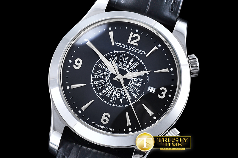 JL0102B – Master Memovax World Time SS/LE Black Asia 21J