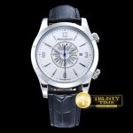 JL0103A – Master Memovax World Time SS/LE Silver Wht Asia 21J