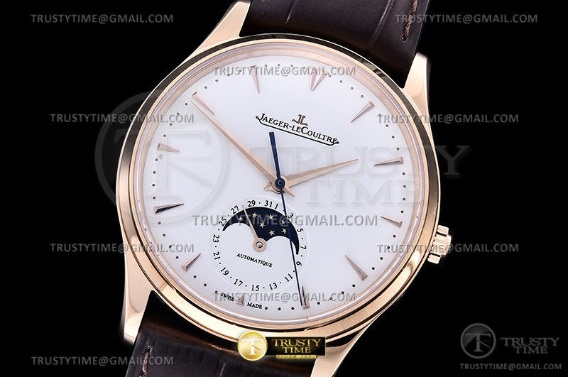 JL168B – Master Ultra Thin Moonphase RG/LE White GF V3 MY9015