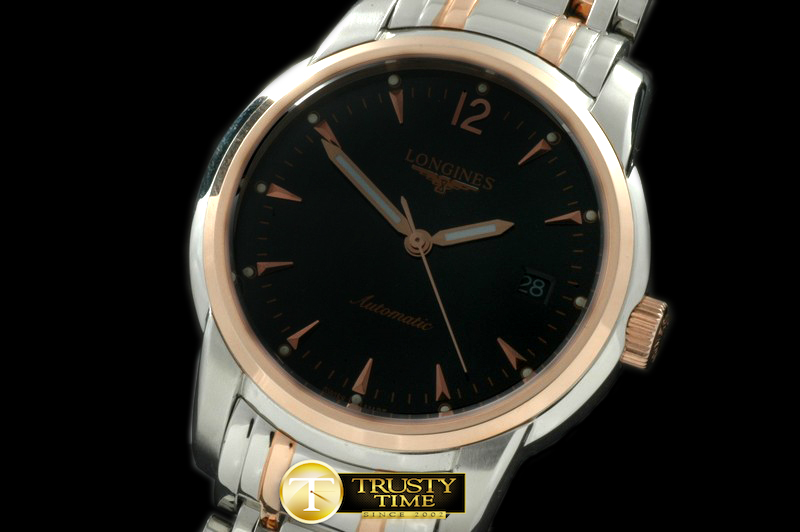 LON009B – Masters Collection SS/YG Black Asian 2824-2