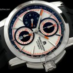 MAU003C – Pontos Chronograph SS/RU Wht/Blk A-7750 28800