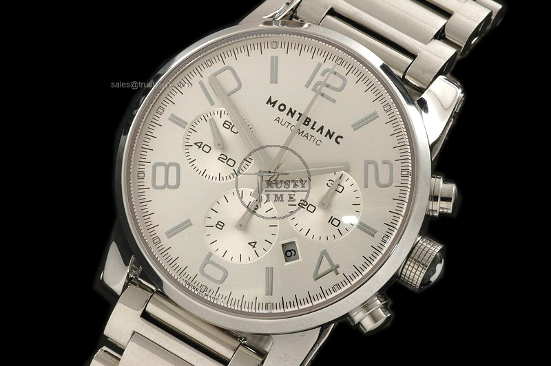 MB007B – Timewalker Chrono SS White – New Asia 7750