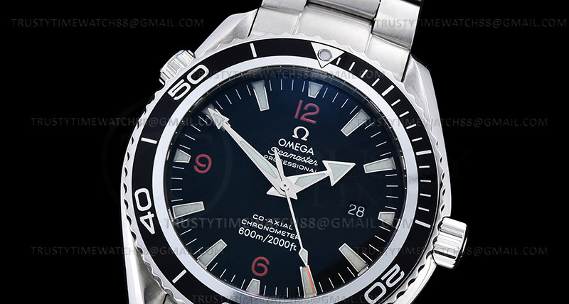 OMG0792A – Planet Ocean 600M 45.5mm SS/SS Black/Org BPF A2824