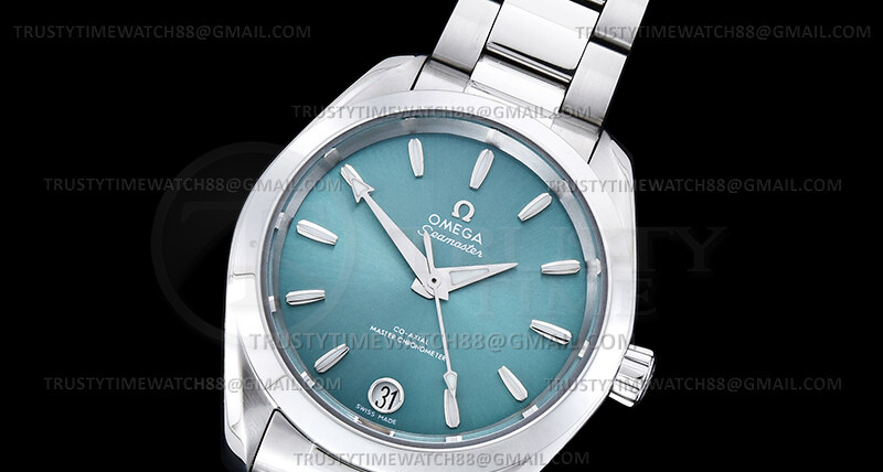 OMG0944C- Aqua Terra 150M 34mm Ladies SS/SS S.Blue/Stk VS+ A8800