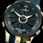 PER004 – Turbine XL SS/PVD/RU Blk/Blue Asian 2813 Decorated