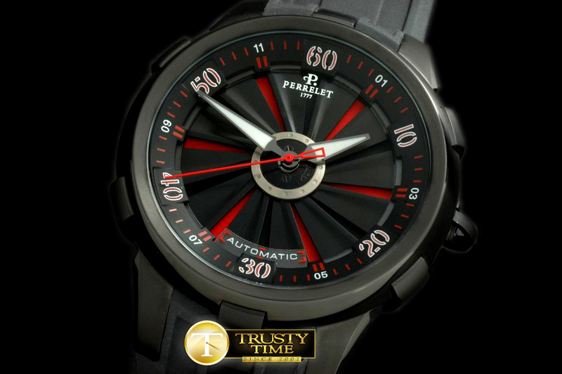 PER010 – Turbine XL PVD/RU Blk/Red Asian 2813 Decorated