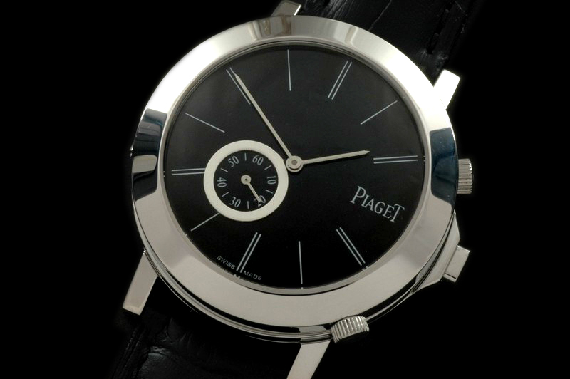 PIA021 – Altiplano Duo Jour SS/LE Black/White Swiss Quartz