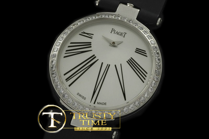 PIA024 – Altiplano Ladies Duo Jour SS/LE White Japanese Quartz x