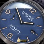 PN1021TLE – PAM 1021 Lum. Marina Auto 44mm DLC/LE Blue TTF P9010