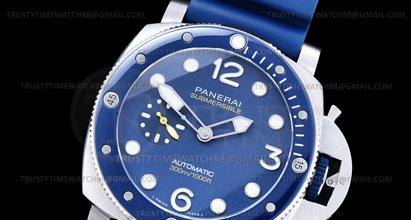 PN1676VRU – PAM1676 Sub Mike Horn 44mm SS/RU Blue VSF P900