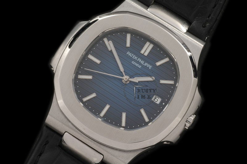 PP0049A – Nautilus Jumbo Burnt Blue Sticks – Swiss ETA