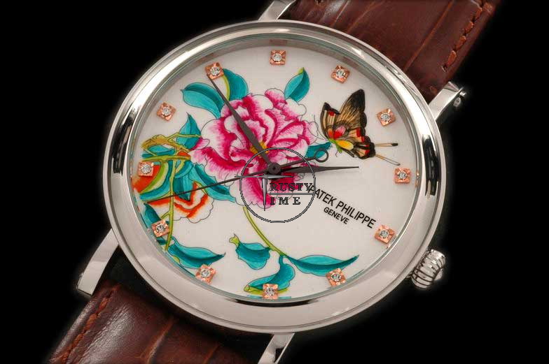 PP0059C – Calastrava SS/LE Porcelain Art Dial Asian Manual HW