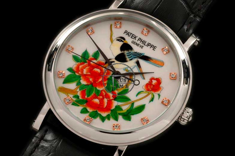 PP0059D – Calatrava SS/LE Porcelain Art Dial Asian Manual HW