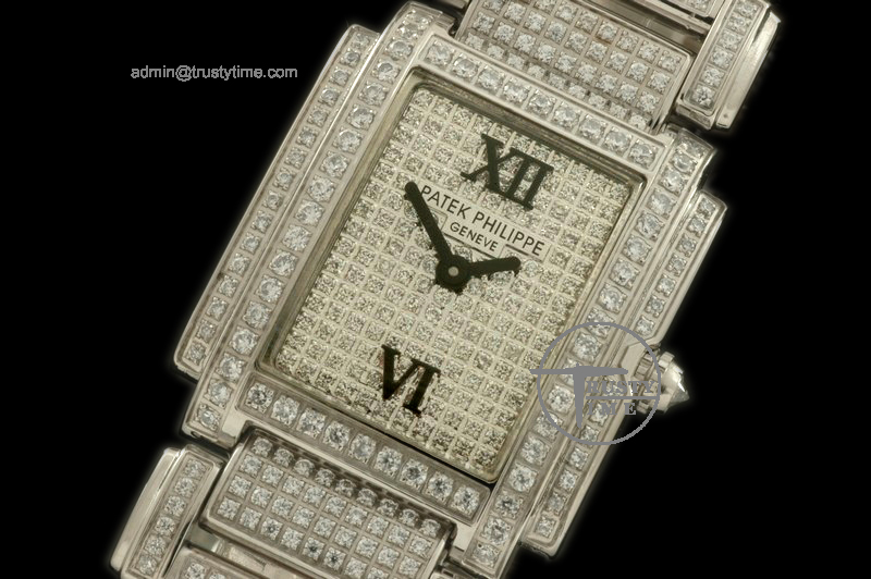 PP0060C – Ladies 24 Hours Full Diamonds Case/Bracelet/Dial Swiss