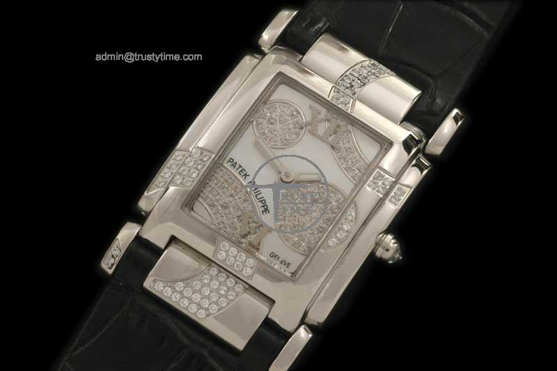 PP0063A – Ladies 4910/49G Twenty-4 SS/LE White MOP Swiss Qtz