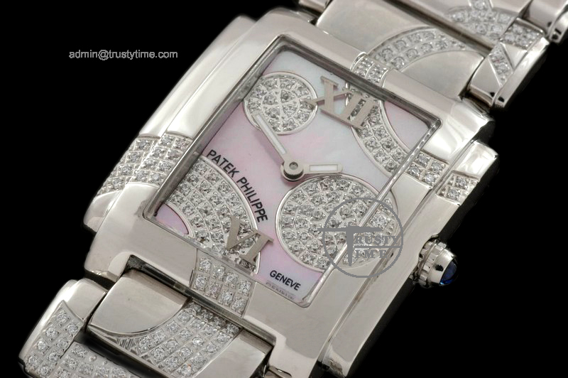PP0069B – Ladies 4910/49G Twenty-4 SS/SS Pink MOP Swiss Qtz