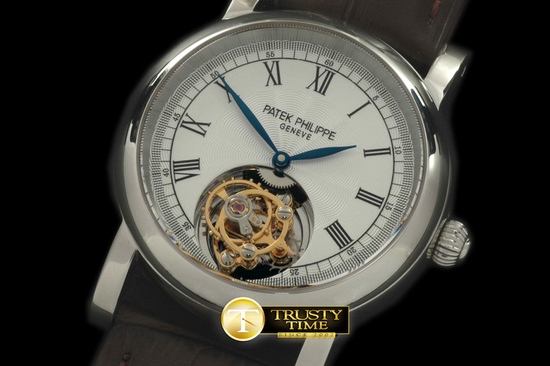 PP0083A – Classic Tourbillon SS/LE White Roman Flying Tourbillon
