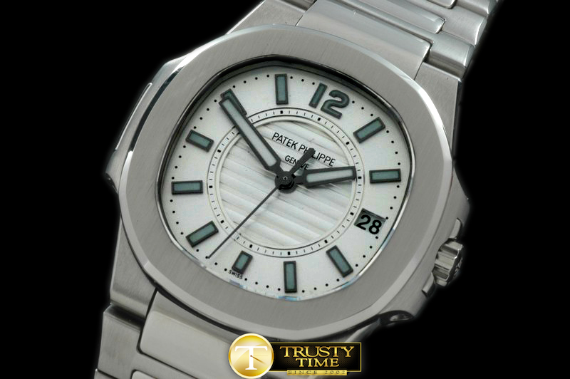 PP0085A – Nautilis Ladies SS/SS White Swiss Eta Quartz 1:1