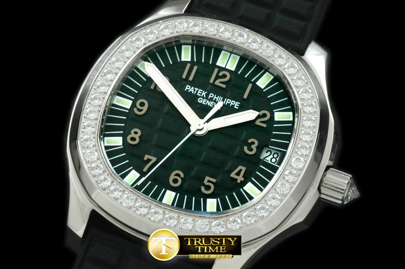 PP0097 – Aquanaut Jumbo Auto SS/Diam/RU Black Swiss Eta 2824-2