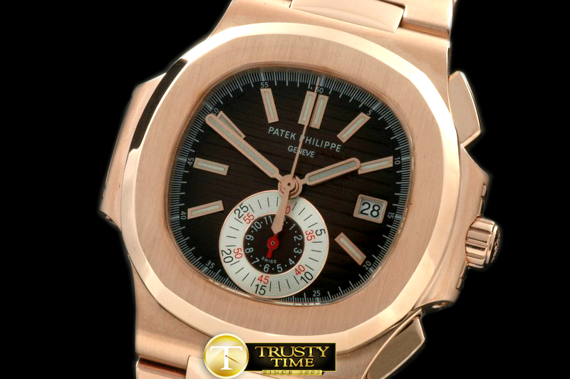 PP0138A – 5980 Nautilis Chrono RG/RG Brown A-7750