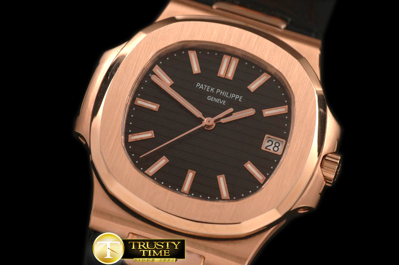 PP0149C – Nautilis Jumbo RG/LE Black Miyota 9015