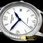 PP0152C – Calatrava Automatic SS/LE White Num Asian 2824