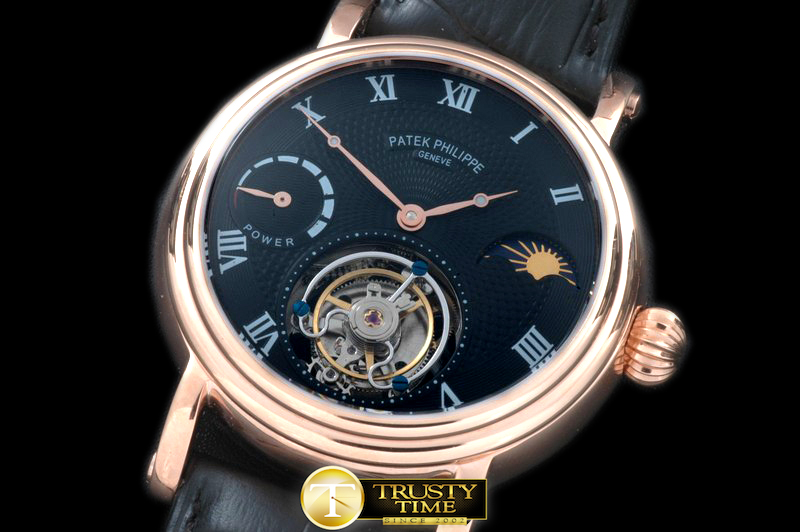 PP0154B – Classic Tourbillon Moonphase PR RG/LE Black F-Tourbill