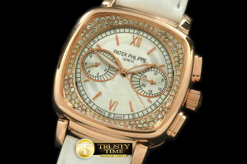 PP044A – Ladies Chrono 7071 RG/LE White Asian 2813