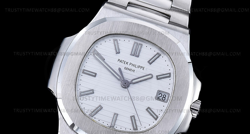 PP0484A – Nautilus Jumbo 5711 SS/SS White/Stk BPF MY9015 Mod