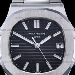 PP0484B – Nautilus Jumbo 5711 SS/SS Black/Stk BPF MY9015 Mod