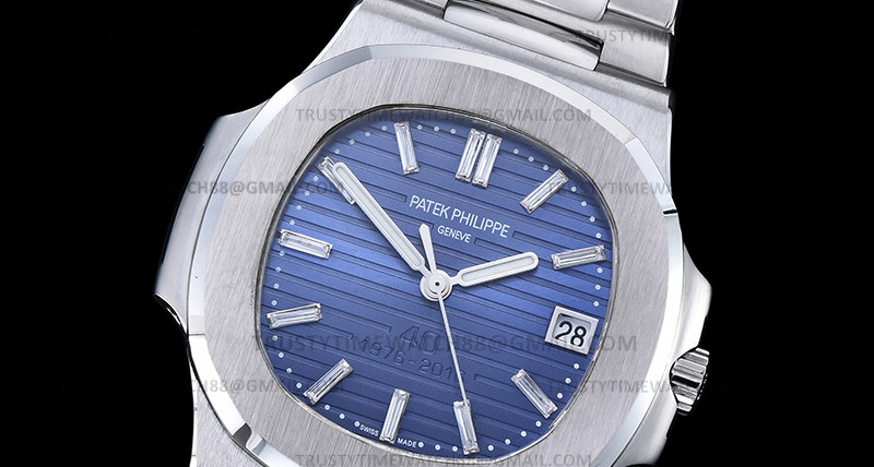 PP0484E – Nautilus Jumbo 5711 40th SS/SS Blue/Dia BPF MY9015 Mod