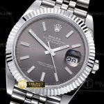 R2DJ0420B – DJ2 41mm Jub Flt 904L SS/SS Grey/Stk ZF A2824