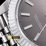 R2DJ0420B – DJ2 41mm Jub Flt 904L SS/SS Grey/Stk ZF A2824