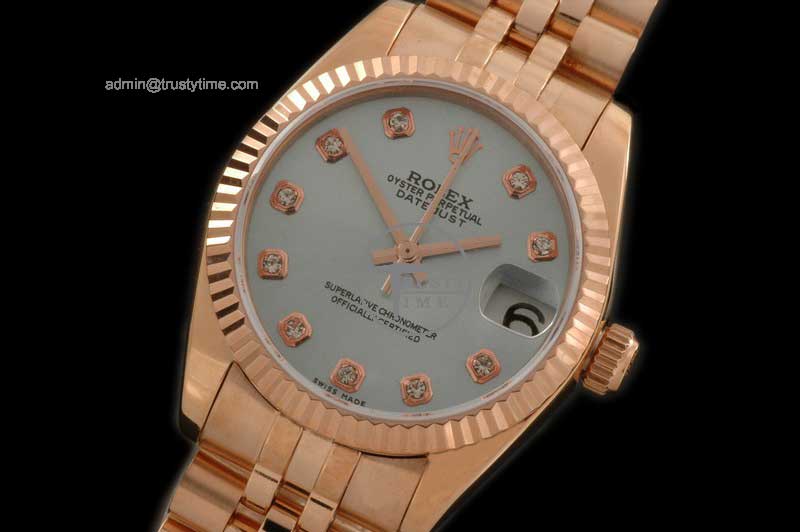RDJ0160D – RG Jubilee MOP L/Blue Diam Swiss Eta 2836-2