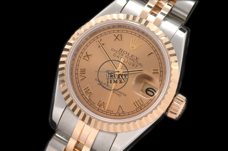 RDJLD0188 – DJ Ladies TT Gold Roman Num Jubil – Swiss 2671-2