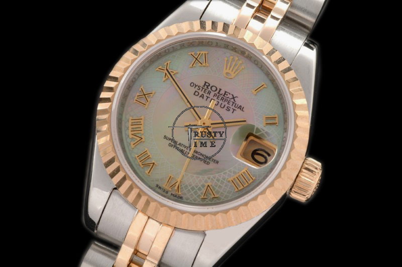 RDJLD0191 – DJ Ladies TT Green Ex MOP Roman Jubil – Swiss 2671-2