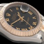 RDJLD0216 – Ladies TT Black Sunburst Roman Jubile – Swiss 2671-2