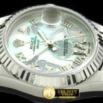 RDJLD0254A – 2011 Flora Jubilee/Fluted SS P-White Swiss Eta 2671