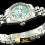RDJLD0254B – 2011 Flora Jubilee/Fluted SS M-Green Swiss Eta 2671