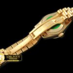 RDJLD0261B – 2011 Flora Pres/Diam YG M-Green Swiss Eta 2671-