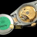 RDJLD0266B – 2011 Flora Oyster/Diam SS/YG M-Green Swiss Eta