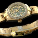 RDJLD0268B – 2011 Flora Oyster/Diam YG M-Green Swiss Eta