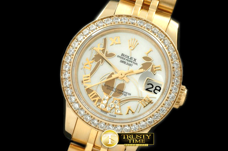 RDJLD0272A – 2011 Flora Jubilee/Diam YG P-White Swiss Eta