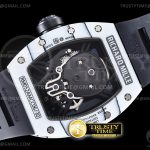 RM0199A – RM052 Skull Tourbillon White PVD/RU Skull JBF Asia SG