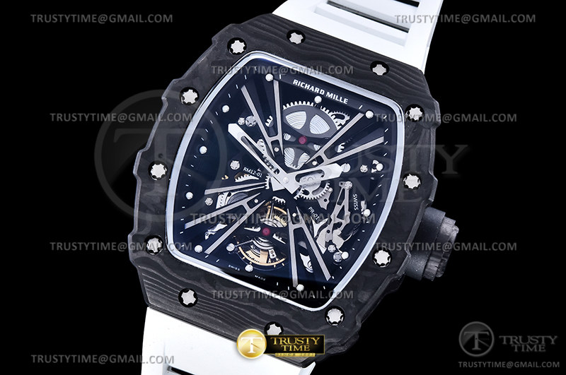 RM0203A – RM12 Tourbillon Wht FC/RU Skel KVF Tour