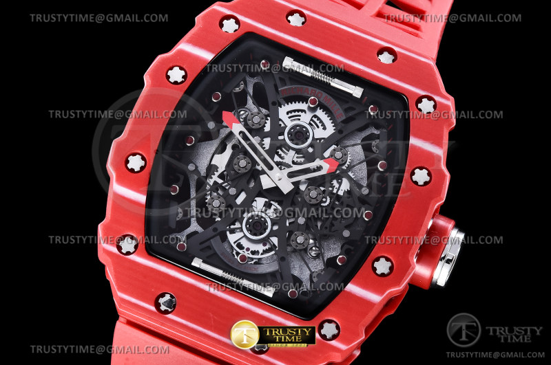 RM0214 – RM53-01 Pablo Mac Danough Black/Red FC/RU Skel Asia HW