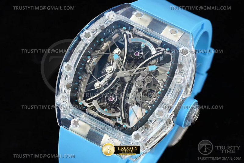 RM0215B – RM053-02 Tourbillon Sapphire Blue FC/RU Ske RMF Tourb