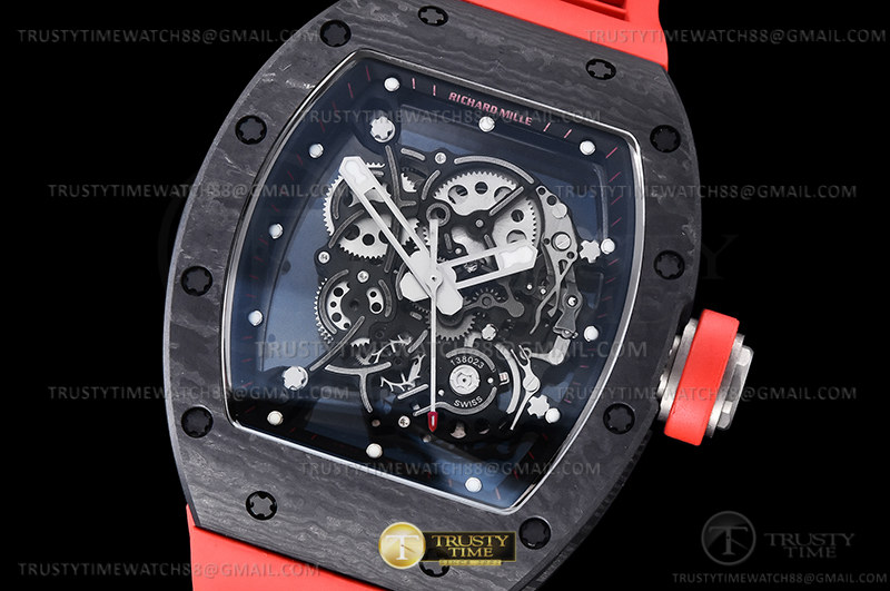 RM0227E – RM055 Bubba Watson Red NTPT/RU Blk Skele BBR RMUL2