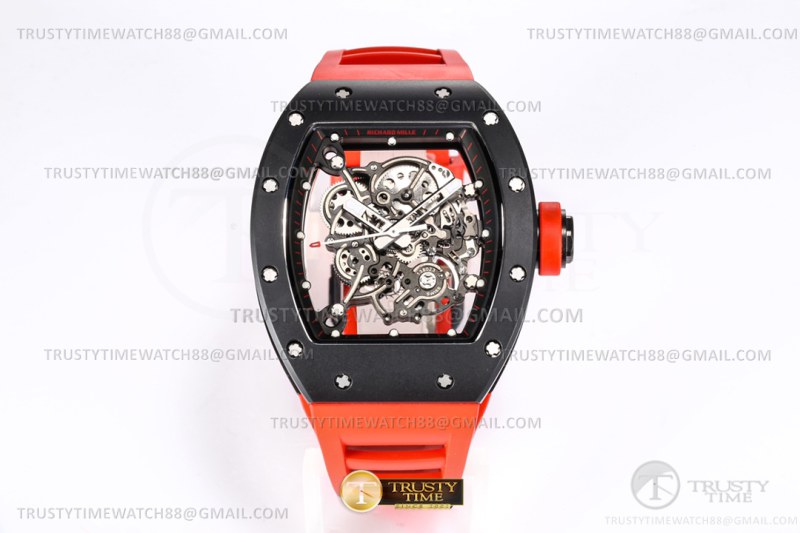 RM0229A – RM055 Bubba Watson Red CER/RU Blk Skele BBR RMUL2